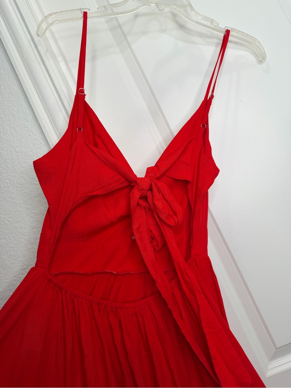 Twist & Keyhole Maxi Dress PINK Size LARGE NWT! - Picture 7 of 7